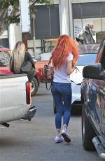 BELLA THORNE Out and About in Los Angeles 10/02/2017