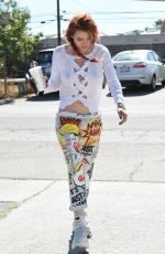 BELLA THORNE Out and About in Los Angeles 10/06/2017