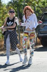BELLA THORNE Out and About in Los Angeles 10/06/2017