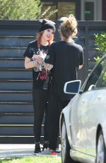 BELLA THORNE Out and About in Los Angeles 10/08/2017