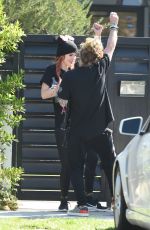 BELLA THORNE Out and About in Los Angeles 10/08/2017