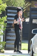 BELLA THORNE Out and About in Los Angeles 10/08/2017