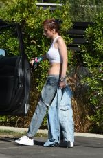BELLA THORNE Out and About in Los Angeles 10/18/2017
