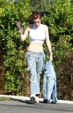 BELLA THORNE Out and About in Los Angeles 10/18/2017