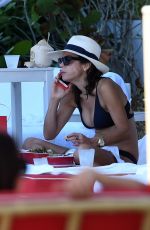 BETHENNY FRANKEL in Bikini at a Pool in Miami 10/08/2017