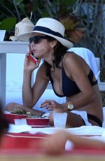 BETHENNY FRANKEL in Bikini at a Pool in Miami 10/08/2017