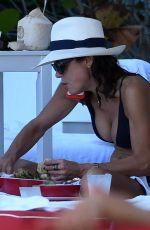 BETHENNY FRANKEL in Bikini at a Pool in Miami 10/08/2017