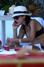 BETHENNY FRANKEL in Bikini at a Pool in Miami 10/08/2017