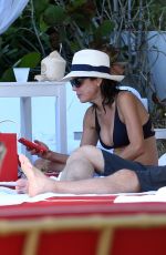 BETHENNY FRANKEL in Bikini at a Pool in Miami 10/08/2017