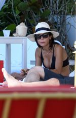 BETHENNY FRANKEL in Bikini at a Pool in Miami 10/08/2017