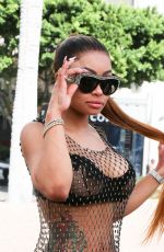 BLAC CHYNA Aarrives at Amber Rose