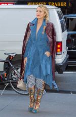 BLAKE LIVELY Arrives at a Office Building in New York 10/16/2017