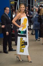 BLAKE LIVELY Arrives at Good Morning America in New York 10/16/2017