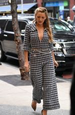 BLAKE LIVELY Arrives at Her Hotel in New York 10/16/2017