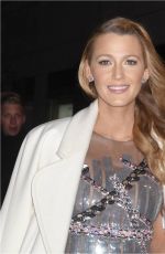 BLAKE LIVELY at All I See Is You Screening in New York 10/16/2017