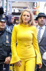 BLAKE LIVELY at Good Morning America in New York 10/16/2017