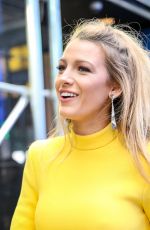 BLAKE LIVELY at Good Morning America in New York 10/16/2017