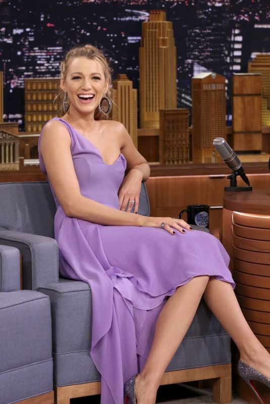 BLAKE LIVELY at Tonight Show Starring Jimmy Fallon in New York 10/13/2017