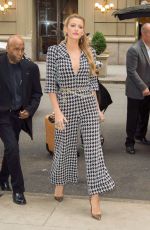 BLAKE LIVELY Leaves Her Hotel in New York 10/16/2017