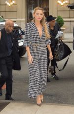 BLAKE LIVELY Leaves Her Hotel in New York 10/16/2017