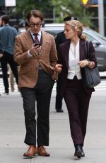 BOJANA NOVAKOVIC on the Set of Instinct in New York 10/13/2017