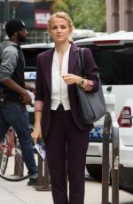 BOJANA NOVAKOVIC on the Set of Instinct in New York 10/13/2017