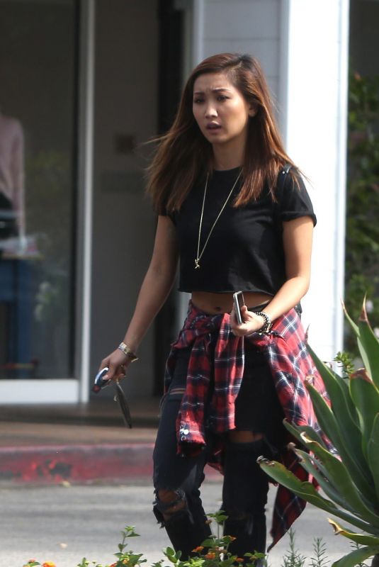 BRENDA SONG at Shu Sushi House in Los Angeles 10/03/2017
