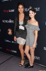BRIANNA HILDEBRAND at Tragedy Girls Premiere at Screamfest Horror Film Festival in Los Angeles 10/15/2017