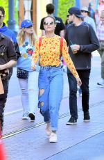 BRIE LARSON and Alex Greenwald Out in Disneyland 10/19/2017