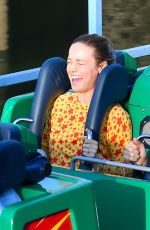 BRIE LARSON and Alex Greenwald Out in Disneyland 10/19/2017