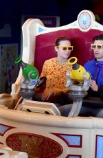 BRIE LARSON and Alex Greenwald Out in Disneyland 10/19/2017
