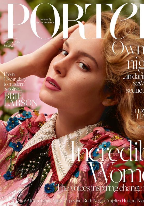 BRIE LARSON for Porter #23, Winter 2017