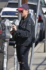 BRIE LARSON Out for Lunch at Cheebo in West Hollywood 10/11/2017