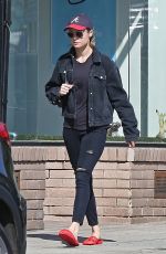 BRIE LARSON Out for Lunch at Cheebo in West Hollywood 10/11/2017