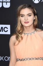 BRIGHTON SHARBINO at The Walking Dead, Season 8 Premiere in Los Angeles 10/22/2017