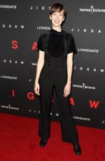 BRITTANY ALLEN at Jigsaw Premiere in Los Angeles 10/25/2017
