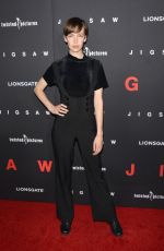 BRITTANY ALLEN at Jigsaw Premiere in Los Angeles 10/25/2017