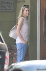 BROOKE BURNS Heading to Pink Cheeks Salon in Los Angeles 10/19/2017