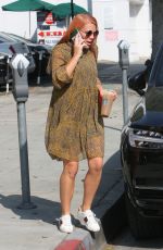 BUSY PHILIPPS Out for Coffe in Los Angeles 10/12/2017