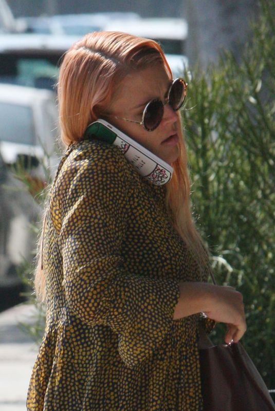 BUSY PHILIPPS Out for Coffe in Los Angeles 10/12/2017