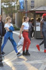 CAMBRIE and FAITH ANNE SCHRODER Out Shopping at The Grove in Hollywood 10/13/2017