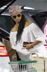 CAMILA ALVES Out Shopping in Miami 10/28/2017
