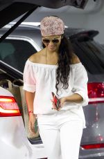 CAMILA ALVES Out Shopping in Miami 10/28/2017