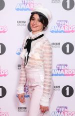 CAMILA CABELLO at BBC Radio 1 Teen Awards 2017 in London 10/22/2017