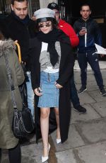 CAMILA CABELLO Leaves BBC Radio in London 01/19/2017