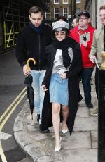 CAMILA CABELLO Leaves BBC Radio in London 01/19/2017