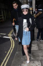 CAMILA CABELLO Leaves BBC Radio in London 01/19/2017