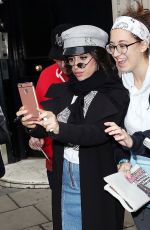 CAMILA CABELLO Leaves BBC Radio in London 01/19/2017