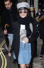 CAMILA CABELLO Leaves BBC Radio in London 01/19/2017