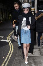 CAMILA CABELLO Leaves BBC Radio in London 01/19/2017